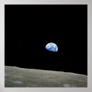 Poster/Print: Earthrise - NASA Space Image Poster