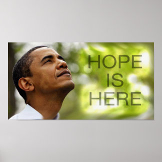 Poster Print Hope est ici