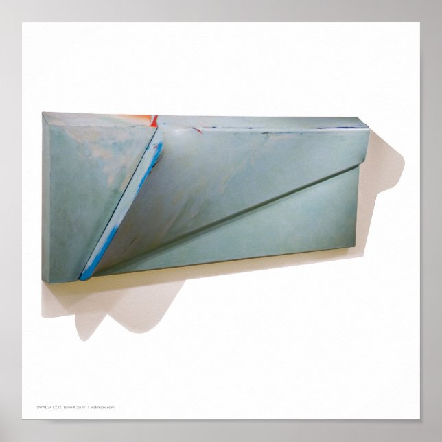 Poster/Print: "Monolith 1-Aqua" Poster (Front)