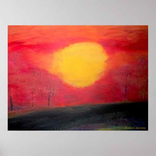 Poster Print of "The Journey" by Mahri Shelton (Front)