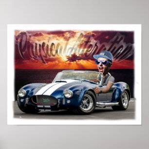 Poster Print Shelby AC Cobra