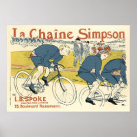 Poster/Print: Toulouse Lautrec  Bicycle Chain Ad