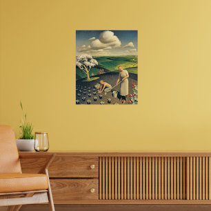 Poster Printemps à la campagne