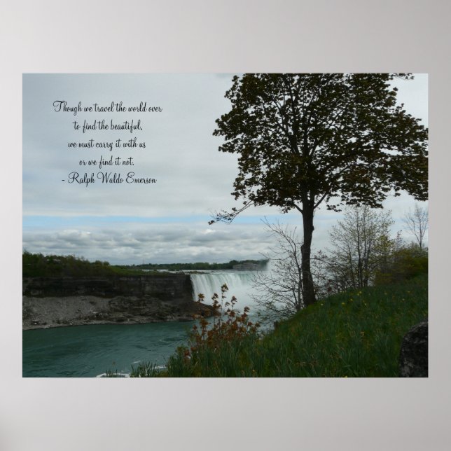 Poster Printemps à Niagara Falls-Canada/avec devis (Devant)