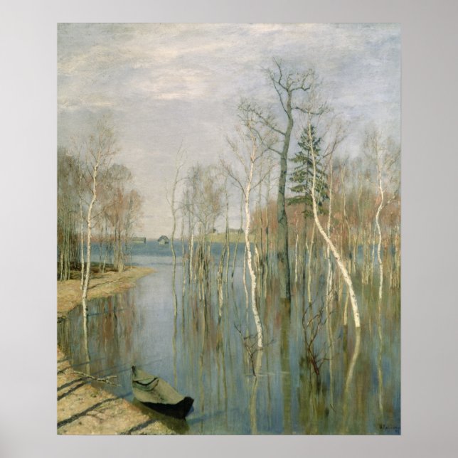 Poster Printemps, Eau haute, 1897 (Devant)