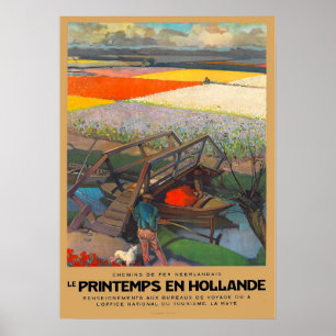 POSTER PRINTEMPS EN HOLLANDE