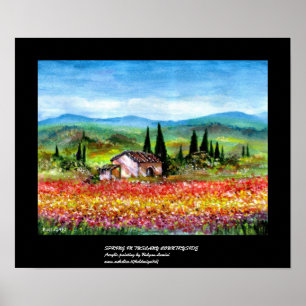 POSTER PRINTEMPS EN TOUSCANE 2