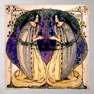 Poster Printemps - Frances MacDonald