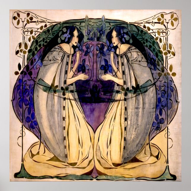 Poster Printemps - Frances MacDonald (Devant)
