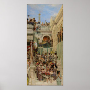 Poster Printemps par Alma Tadema - Art Vintage