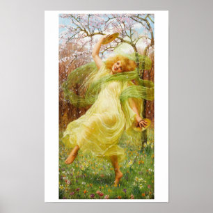 Poster Printemps par William Savage Cooper