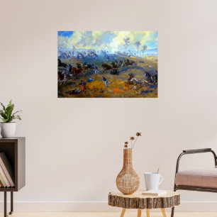 Poster Prise de la batterie de Ricketts Sidney E. King 18