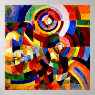 Poster Prises électriques par Sonia Delaunay