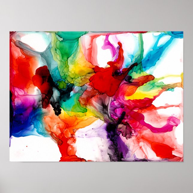 Poster Prisme de bijoux - Aquarelle (Devant)