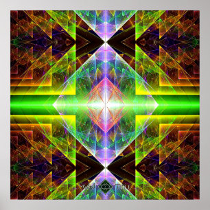 Poster Prisme triangulaire
