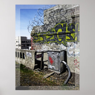 POSTER PRISON RAZOR WIRE