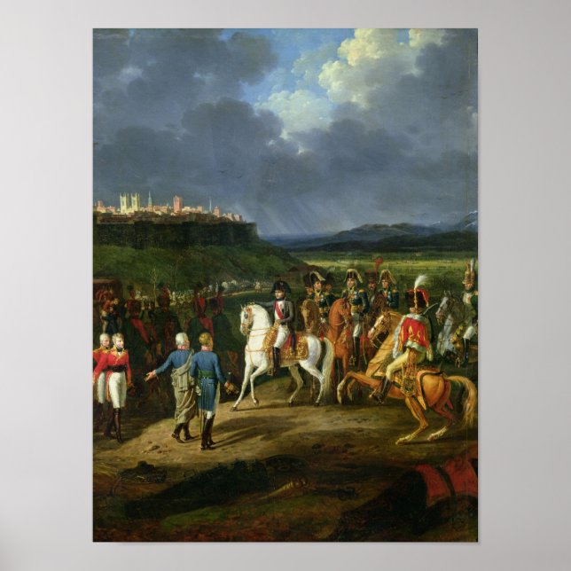 Poster Prisonniers anglais à Astorga Présenté à (Devant)