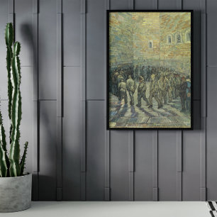Poster Prisonniers Exercice par Vincent van Gogh