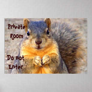 Poster Privé Veuillez imprimer