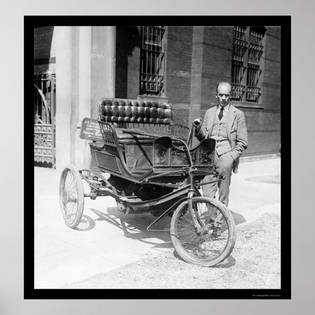 Poster Prix Auto à trois roues 1924 (Devant)