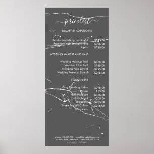 Poster Prix Style Marmor Moderne
