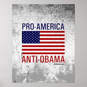 POSTER PRO-AMERICAN ANTI-OBAMA