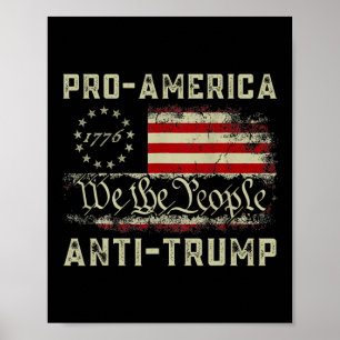 Poster Pro-amérique Anti-trump Nous Le Peuple Anti Trump
