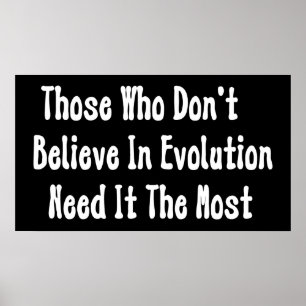 Poster Pro-évolution