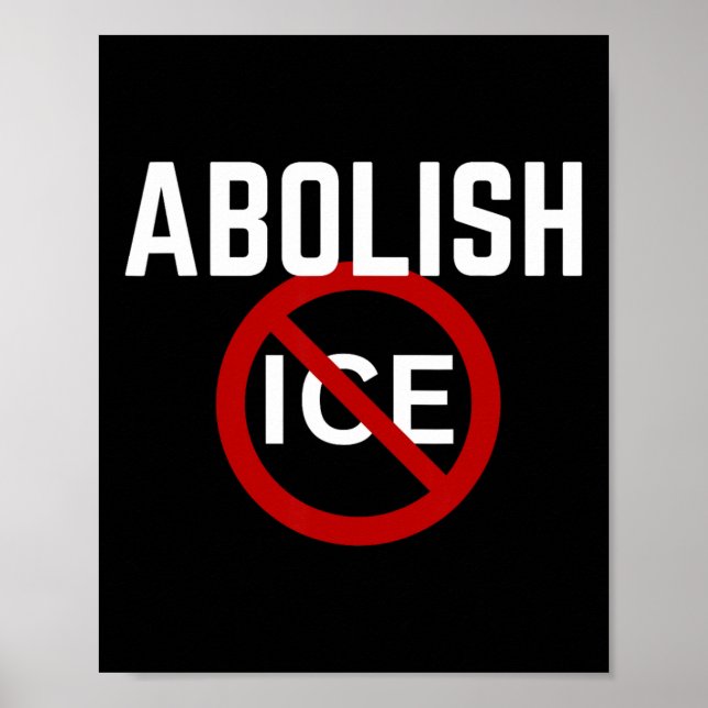 Poster Pro Immigrant Anti Ice Anti Trump  (Devant)
