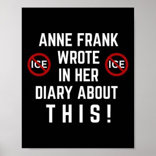 Poster Pro immigré anti glace anti-discrimination anti Tr