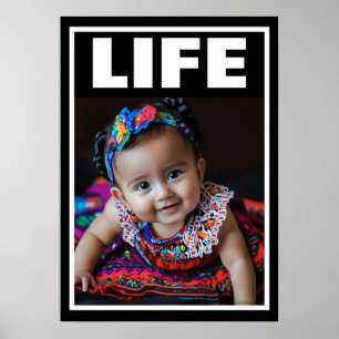 Poster Pro-Life Baby Belle Espagnole Bébé Fille