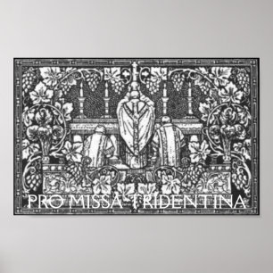 POSTER PRO MISSA TRIDENTINA