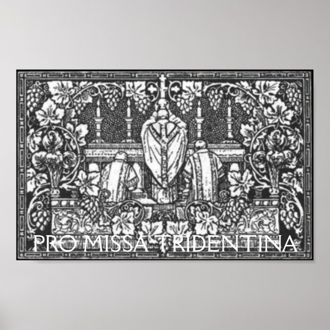 POSTER PRO MISSA TRIDENTINA (Devant)