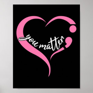 Poster Problème Des Jeunes Semicolon Santé Mentale Et Sui