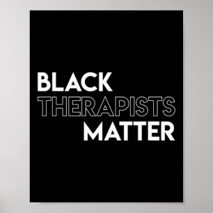Poster Problème des thérapeutes noirs Mois de l'histoire