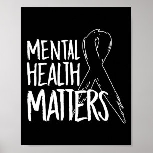 Poster Problèmes De Santé Mentale Conception Suicide Pour