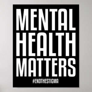Poster Problèmes De Santé Mettre Fin À La Stigmatisation 