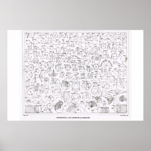 Poster Problèmes mathématiques et géométriques