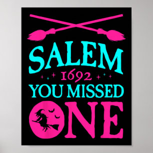 Poster Procès de sorcière Salem 1692 Vous Avez Manqué Une