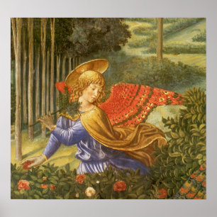 Poster Procession de l'Ange Magi par Benozzo Gozzoli