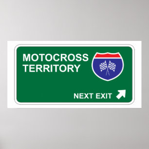 Poster Prochaine sortie de motocross