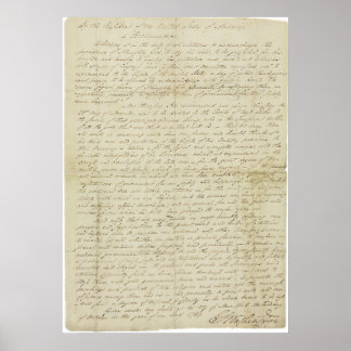 Poster Proclamation de l'affiche de 1789