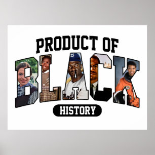 Poster Produit de l'histoire noire