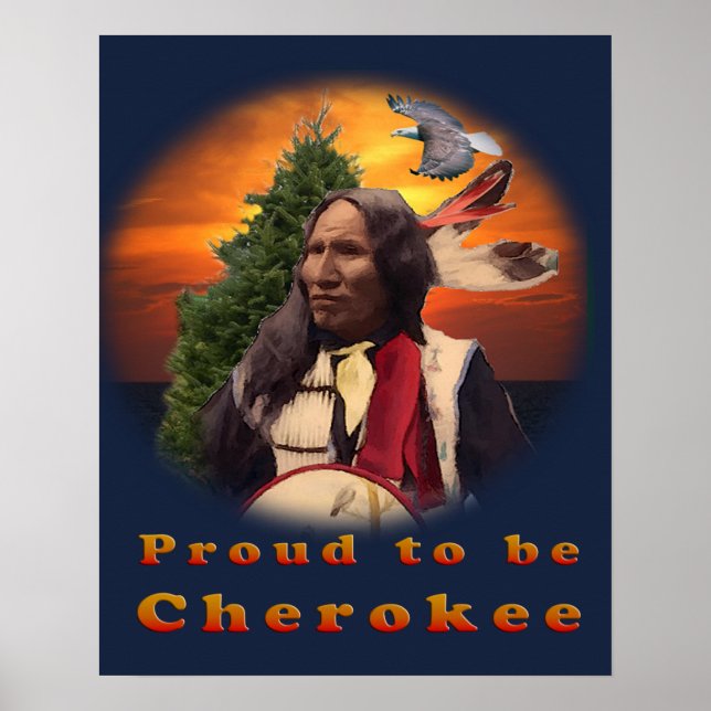 Poster Produits indiens Cherokee (Devant)