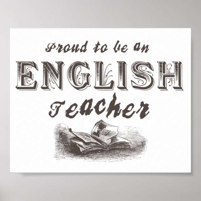 Poster Professeur anglais fier Victorian (Devant)