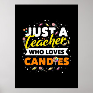 Poster Professeur Cadeaux Juste Un Enseignant Qui Aime