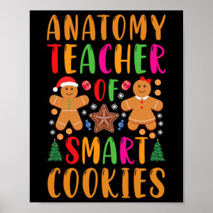 Poster Professeur d'anatomie de Smart Cookies Noël drôle