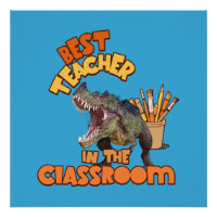 Professeur d'Art de Dinosaures Amusant Créatif en 