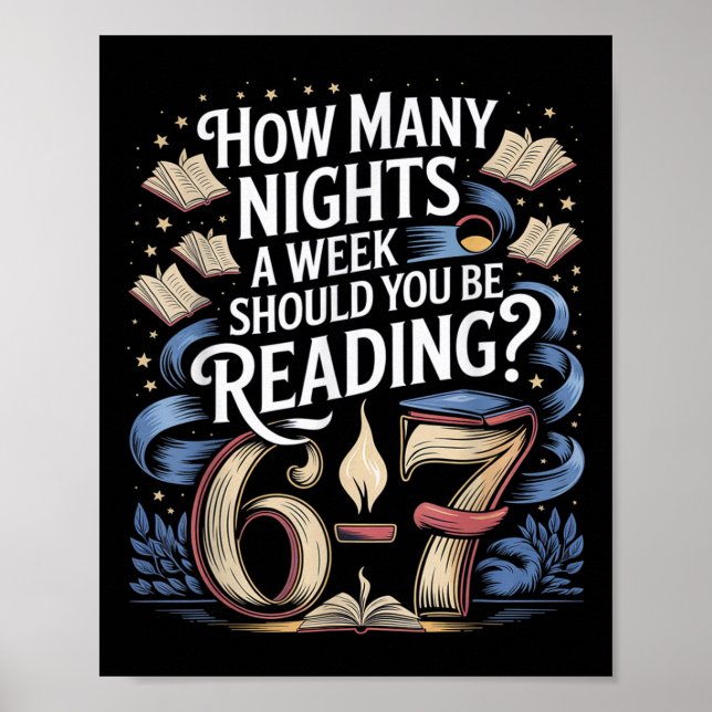 Poster Professeur de lecture 67 Mème anglais drôle Combie (Devant)