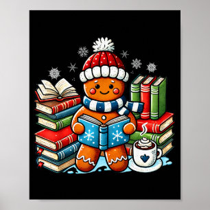 Poster Professeur de lecture pain d'épice Bibliothèque li